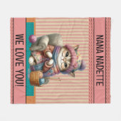 In Liebe zerrissen Fleece Blanket (Vorderseite (Horizontal))