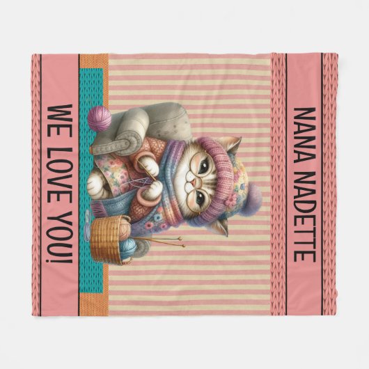 In Liebe zerrissen Fleece Blanket (Vorderseite (Horizontal))