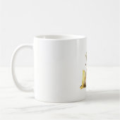 In Liebe Zitat Elegangoldenes Look Typografie Skri Kaffeetasse (Links)