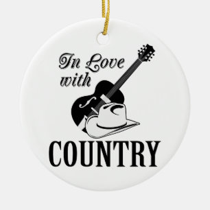 In Liebe zum Land Keramik Ornament