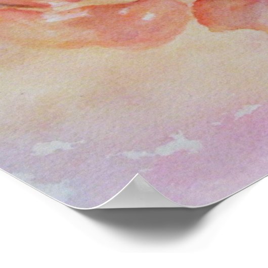 In Lieben Rose Poster (Ecke)