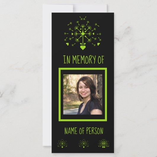 In liebenden Erinnerungsleuchten im Wind (Vorderseite)