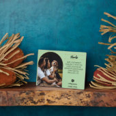 In Liebender Erinnerung Hund Fotoplakette – Person Fotoplatte (Seite)