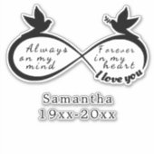 in liebenswerten Vater- oder Mama-Automodellen Aufkleber (Vorderseite)