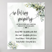 In liebevoll Erinnerung Erinnerung eukalyptus sukk Poster (Vorne)