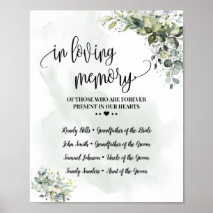 In liebevoll Erinnerung Erinnerung eukalyptus sukk Poster