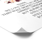 In liebevoll Gedächtnismesse Gedenktisch Sign v27 Poster (Ecke)