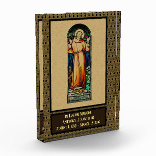 In liebevollem Andenken Erinnerungs-St Francis Fotoblock