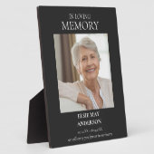 In liebevollem Erinnerung elegantes Foto Fotoplatte (Seite)