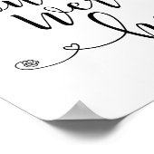 In liebevollem Erinnerungszeichen - wünscht, Sie w Poster (Ecke)