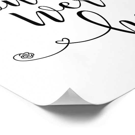 In liebevollem Erinnerungszeichen - wünscht, Sie w Poster (Ecke)