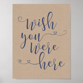 In liebevollem Erinnerungszeichen - wünschten Sie  Poster