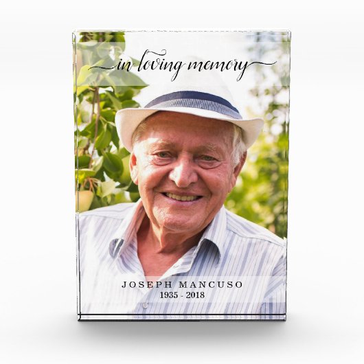 In liebevollem Gedächtnis-Begräbnis-Beileid Fotoblock (Vorderseite)