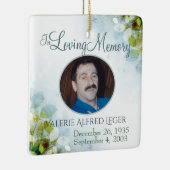 In liebevollem Gedächtnis-Denkmal-Andenken Keramikornament (Rechts)
