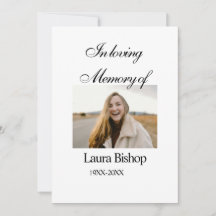 In liebevollem Gedächtnis der Beerdigung Keepake N