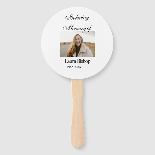 In liebevollem Gedächtnis der Beerdigung Keepake N Fächer (Vorderseite)