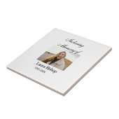 In liebevollem Gedächtnis der Beerdigung Keepake N Fliese (Seite)