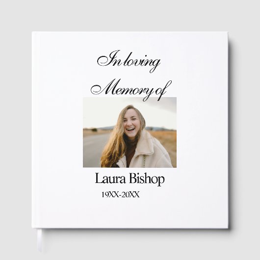 In liebevollem Gedächtnis der Beerdigung Keepake N Gästebuch (Vorderseite)