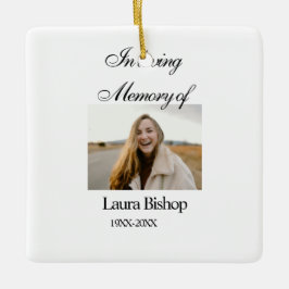 In liebevollem Gedächtnis der Beerdigung Keepake N Keramikornament