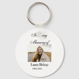 In liebevollem Gedächtnis der Beerdigung Keepake N Schlüsselanhänger