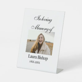 In liebevollem Gedächtnis der Beerdigung Keepake N Sockelschild