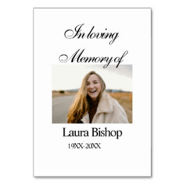 In liebevollem Gedächtnis der Beerdigung Keepake N Tischnummer