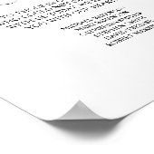 In liebevollem Gedächtnis Gedenktafel unterzeichne Poster (Ecke)