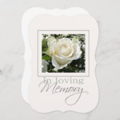 In liebevollem Gedächtnis/in Feier der Einladung (Vorne/Hinten)