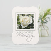 In liebevollem Gedächtnis/in Feier der Einladung (Stehend Vorderseite)