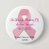 In liebevollem Gedächtnis-Knopf Button (Vorderseite)