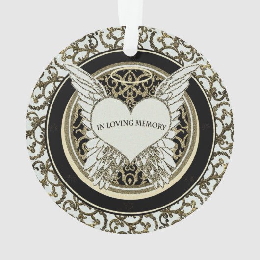 In liebevollem Gedächtnis Ornament (Rückseite)