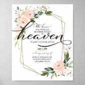 In liebevollem Gedächtnis Trauzeichen Poster (Vorne)