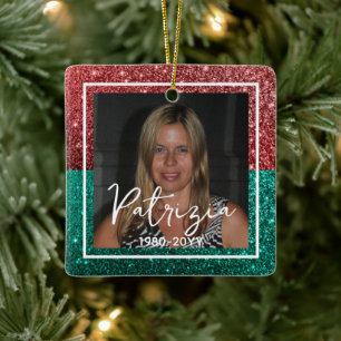 In liebevollem Gedächtnis Weihnachts-Keramik Ornam Keramikornament