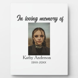 In liebevollem Speicher des Namensgedächtnisses Fotoplatte