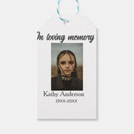 In liebevollem Speicher des Namensgedächtnisses Geschenkanhänger