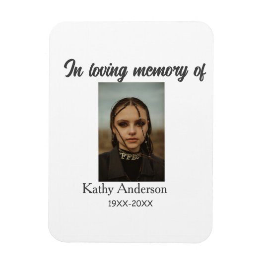 In liebevollem Speicher des Namensgedächtnisses Magnet (Vertikal)