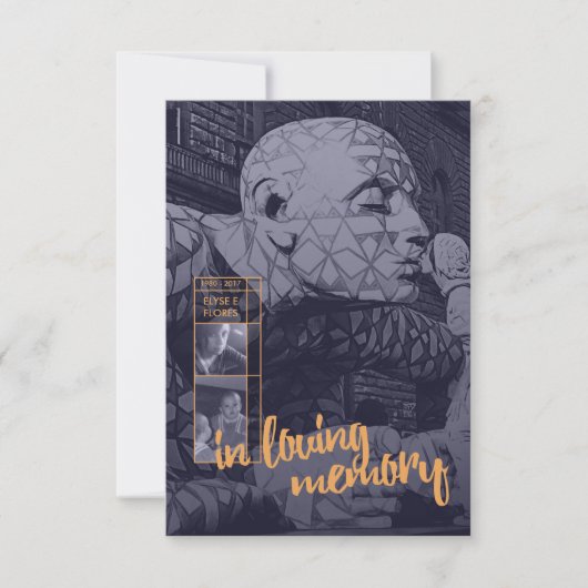 in liebevollen Ankündigungen von Gedächtnisbeerdig (Vorderseite)