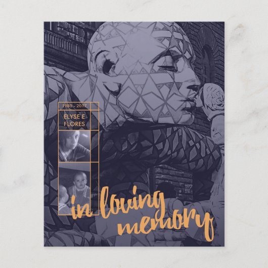 in liebevollen Ankündigungen von Gedächtnisbeerdig (Vorderseite)