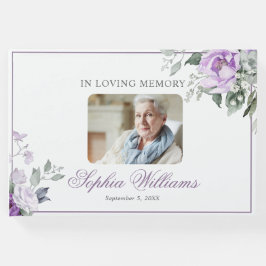 In liebevollen Erinnerungen Lavendel Gästebuch