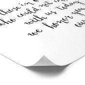 In liebevollen Gedächtnisdenkmal, Beerdigung, Schw Poster (Ecke)