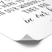 In liebevollen Gedächtnisdenkmal, Beerdigung, Schw Poster (Ecke)