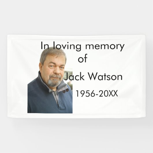 In liebevoller Erinnerung an das Jahr des Namens F Banner (Horizontal)