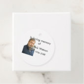 In liebevoller Erinnerung an das Jahr des Namens F Geschenkanhänger (Beispiel)