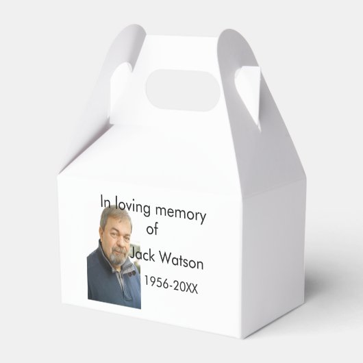 In liebevoller Erinnerung an das Jahr des Namens F Geschenkschachtel (Rückseite)