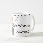 In liebevoller Erinnerung an das Jahr des Namens F Kaffeetasse (VorderseiteRechts)