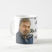 In liebevoller Erinnerung an das Jahr des Namens F Kaffeetasse (Vorderseite Links)