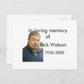 In liebevoller Erinnerung an das Jahr des Namens F Postkarte (Vorne/Hinten)