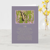 In liebevoller Erinnerung an die Ehefrau Erinnerun Karte (Gelbe Blume)