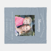 In liebevoller Erinnerung an Mama-Gedenkstätte Fleecedecke (Vorderseite (Horizontal))