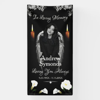 In liebevoller Erinnerung Benutzerdefinierte Foto- Banner